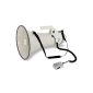 Auna professional megaphone megaphone handheld microphone 2400m 160W siren incl. Carrying strap (Misc.)