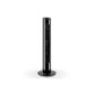 oneConcept Tower Blizzard RC - fan 50W column with oscillation function (round base for stability, 3 speed settings, remote) - Black (Kitchen)