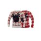 Brave Soul - Knitted Sweater Man Christmas Snowflake Original Rennes (Clothing)