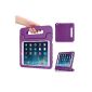 Moko Apple iPad Air 2 Case (iPad 6) - Children EVA Case Cover Shockproof Protector Support Convertible with carrying handle for Apple Tablet iPad Air 2 (iPad 6) iOS 9.7 Inches 8, VIOLET (Personal Computers)