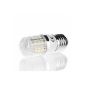 E27 48 SMD LED warm white - 48 x 3528 SMD LED - light bulbs corn plus panel - 360 ° viewing angle - E27 - 230V AC - 3.0W - Ø32 × 78mm (household goods)