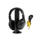 DIGIFLEX Headset Wireless RF 5 in 1 for PC, TV, radio (Electronics)