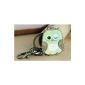 ZeWoo Keychains 2D metal - M0100 / Owl - Keychain Keyring (Toy)