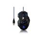 Patuoxun® 3200dpi 7 Keys USB Wired Gaming Mouse for Pro Gamer (Electronics)