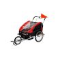 2 in 1 Jogger stroller bike trailer child carrier for 1 & 2 kids trailer (Baby Product)