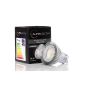 AURAGLOW Energiesparlampe 5W COB LED GU10 Spot daylight white bulbs, Equivalent to 50w DIMMABLE