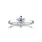 Little Treasures - Ladies Ring / Engagement Ring Heart - 925 Sterling silver - zirconia (jewelry)