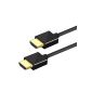 Ligawo High Speed ​​HDMI cable with Ethernet super slim (1.5 m) (accessory)