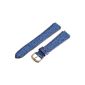 Pure Grey - J02 - Leather Bracelet Blue (Watch)