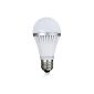 Lighting EVER 7W A60 LED lamp, Samsung LED with high-performance, Warm White, Replaces 50-60W watt bulbs, bulbs, lamps (tool)
