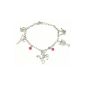 Wonderful Charm Bracelet silver metal color fairy princess gift box - fully adjustable (Jewelry)