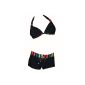 Women swimsuits 2 pieces two woman shorty bikini push up black and multicolored multiple sizes (Miscellaneous)