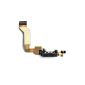 Preassembled Original Iphone 4S Dock Connector USB Charging Jack Flex Cable Charging Port Black microphone and Homebutton connection including 2 x screwdriver (electronic)