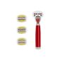 SHAVE-LAB - AON - Starter Set Shaver with 4 blades (Red Edition with PL6 + - for women) (Health and Beauty)