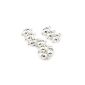 10X magnetic lock closure Chain 8mm Silver Plated