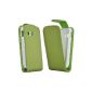 Master Accessory Case Flip Leather Case for Samsung Galaxy Y S5360 Green (Accessory)