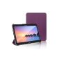JETech® Gold Smart Cover Slim-Fit Case for Samsung Galaxy Tab 10.1 4 (10 inches) in case the tablet with Auto / Standby entity (4 Galaxy Tab 10.1, Purple) (Electronics)