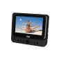 Portable DVD Player D-JIX PVS 702-01LSM screen with fixed support 7 