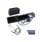 Blood Pressure - Stethoscope BLACK - simple tube - Aluminium, PVC, ABS - storage case - VARIOUS COLORS (Health and Beauty)