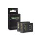 Premium 2x PS-BLS-5 BLS5 Battery for Olympus Pen E-PL1 | PEN E-PL2 | Pen E-PL3 | Pen E-PL5 | Pen E-PL6 | Pen E-PM1 | Pen E-PM2 and more. .. [Li-ion;  1100mAh;  7.4V] (Electronics)