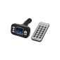 LogiLink FM0002 FM transmitter, Bluetooth Hands free !, for SD card, USB input and audio jack connects to MP3 / MP4 player, MP3 & WMA format (Accessories)