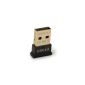 Aukru® USB Nano Bluetooth Adapter V4.0, Bluetooth 4.0 USB Adapter with LED | supports Bluetooth Stereo | Plug & Play | compatible Windows XP / Vista / 7/8 /8.1 | compatible Bluetooth 2.1 + EDR (Electronic)