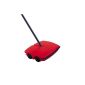 WENKO 4858010500 carpet sweeper red-black, plastic - ABS, 18.5 x 114.5 x 22.5 cm, Black (Kitchen)