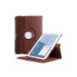 Leather Case Samsung Galaxy Tab 10.1 4, rotation EnGive 360 ​​Degrees Leather Case for Samsung Galaxy Tab 10.1 4, Brown