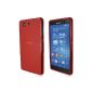 Keib Case Sony Xperia Z3 Compact Red classy design extra thin TPU Cover Case Case (Electronics)