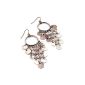Dangle Earrings Hoop Room Currency Ton Copper -During 8.5cm (Jewelry)