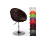 Lounge chair - Brown - 360 ° swivel seat - Adjustable height: 80-94 cm - VARIOUS COLORS