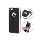 Cover with plastic edge in TPU iphone 5C small white two-tone patterns cubes / black (Electronics)