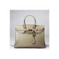 100% Genuine LEATHER-MONTE CARLO BAGS - Handbag Italy - genuine leather bag -ledertasche (Clothing)