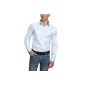 JACK & JONES PREMIUM Men's shirt with cuffs slim fit shirt 12020857 Andrew L / S Tight Fit (Textiles)