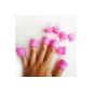 BestOfferBuy 10 St. caps for soaking the nails nail polish remover Salon Do it yourself (Personal Care)