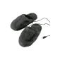 infactory Deluxe Plush slippers with USB heat Gr sole.  40-46 (Textiles)
