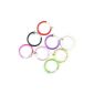 8X Clip On Fake Piercing Nose piercing earring eyebrows lips clamp 14mm (jewelry)