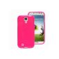 Deal Gadgets TPU Skin Case Samsung Galaxy S4 Silicone Case Cover - Silicone Protector Cover Hot Pink (Electronics)