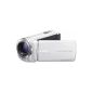 Sony HDR-CX250EW Full HD camcorder (7.5 cm (3 inch) LCD display, 30x opt. Zoom, 8 megapixels, 29mm wide-angle image stabilized) iAUTO White (Electronics)