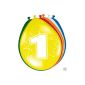 Colorful balloons with numbers 8 Pack (Toys)