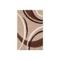 Lalee 347121021 Designer Shaggy Shaggy carpet / soft / pattern: stripes and waves / TOP price / beige / Size: 200 x 290 cm (household goods)