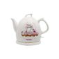 Bestron DTP800SD Teapot Electric / Cordless Kettle 0.8 L 1785 W Ceramic Glazed Hidden Resistance (Kitchen)