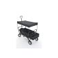 CLP foldable carts with air suspension and wide tires, complete with roof, rear bag & carrying case black (Misc.)