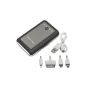 Duo- USB Power Bank External Battery Pack 8400mAh Portable External Backup Battery / extended and charger with LED flashlight for Apple Mini iPad, Android Tablets: Samsung Galaxy Tab 2 8.0 10.1 Note;  Google Nexus 7.10;  Microsoft Surface Pro;  Acer B1;  iPhone 5 5S 4S 4 3GS, iPod;  Android Smartphone Samsung Galaxy S4 i9500, S3 I9300, I9100 S2, Ace, March 2 Note N9000;  HTC One, One X;  LG Optimus 4X HD, I7;  Nokia Lumia 920 900 Google Nexus 4, Blackberry Z10, Sony Xperia Z;  MP3, GPS, Camera, Game Player, and many USB 5V 1A / 2A BC097B (Wireless Phone Accessory)