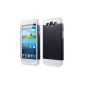 1X Hybrid TPU Silicone Rhinestone Glitter Case Case Case Case Case Protection Case Protective Cover for Samsung Galaxy S3 S III I9300 I9305 - Black + White (Electronics)