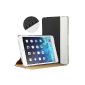 EasyAcc ultra slim Apple ipad mini 3 / iPad mini Retina Display / iPad Mini Case Leather Flip Case Smart Cover with wake up and stand function for iPad mini and iPad mini 2 / iPad Mini 3 (2014) - black, leatherette (Electronics)