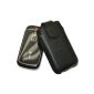 Original Suncase bag / Doro PhoneEasy 612gsm - 612 / Leather Case Mobile Phone Case Leather Case Cover Case Cover / in rustic-black (Electronics)