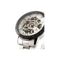 Alienwork IK Automatic Mechanical Watch Skeleton Stainless Steel white silver 98226-02 (Watch)