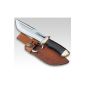 Down Under Knives 440C razorback blade 18cm, leather handle, leather sheath (Misc.)