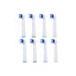 8 pcs.  (2x4) of brush heads to E-Cron® teeth.  Replacement Oral B Precision Clean / Flexisoft (EB17-4).  Fully compatible with electric toothbrushes Oral-B models: Vitality Precision Clean, Vitality Floss Action, Vitality Sensitive, Vitality Pro White, Vitality Precision Clean, Vitality White & Clean, Professional Care Triumph Advance Power, Trizone and Smart Series .